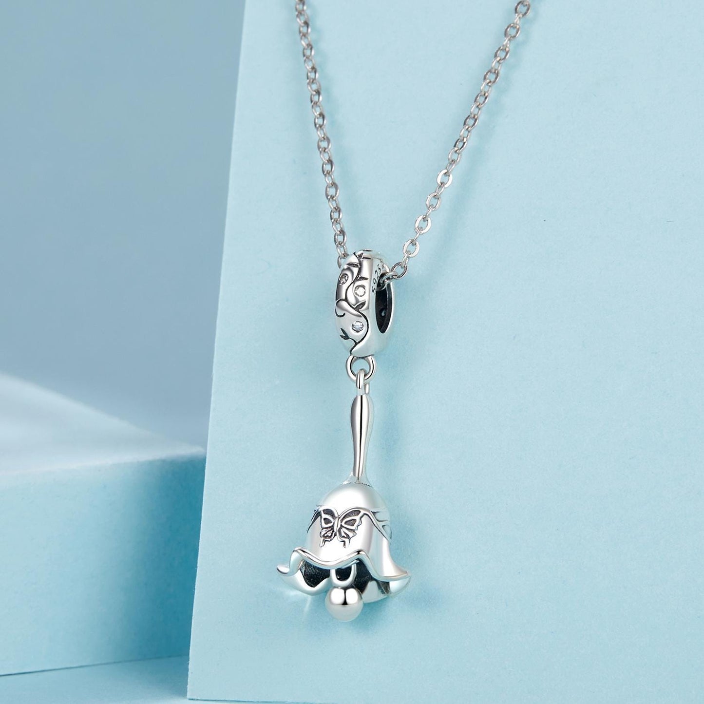 Hand Bell Pendant Charm