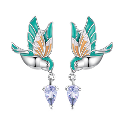 Kingfisher Stud Earrings