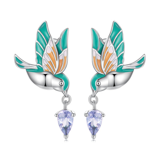 Kingfisher Stud Earrings