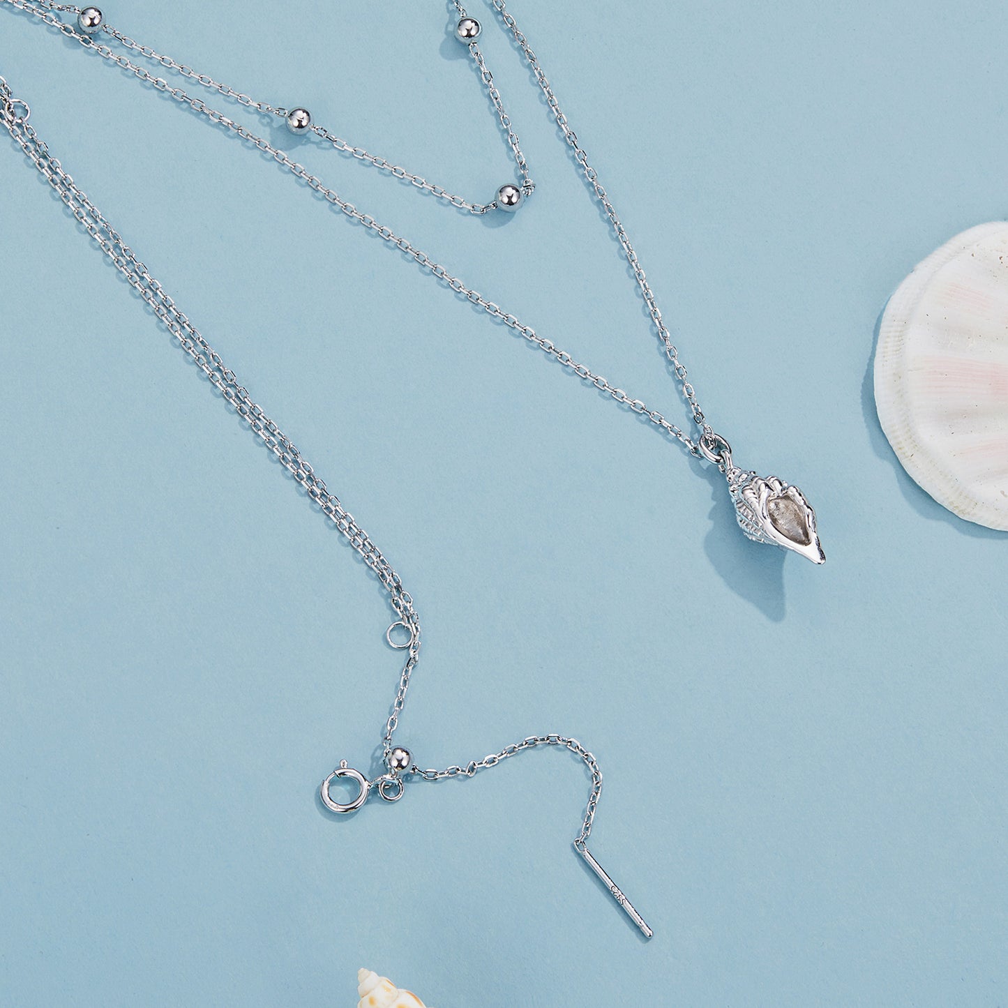Seashell Charm Necklace