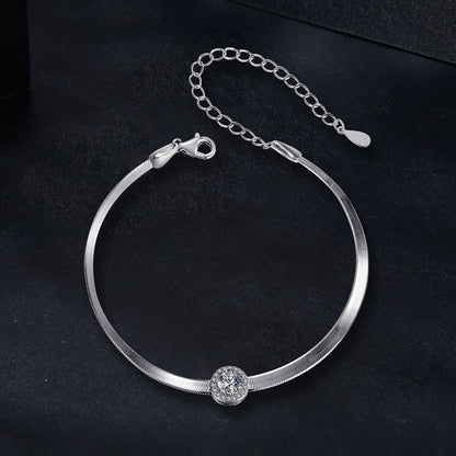0.5ct Snake Chain Moissanite Bracelet