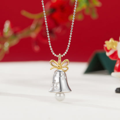 Snowflake Bell Necklace