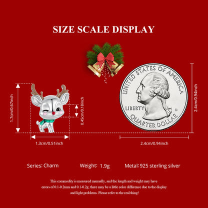 Christmas Reindeer Beads Charm