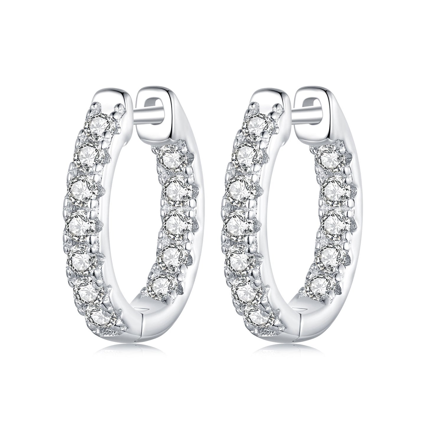 Glimmering Moissanite Ear Climbers