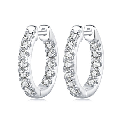 Glimmering Moissanite Ear Climbers