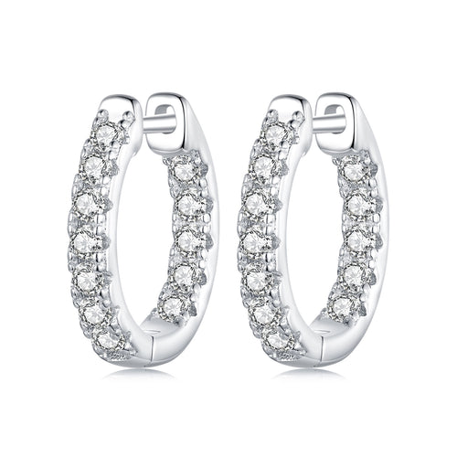 Glimmering Moissanite Ear Climbers