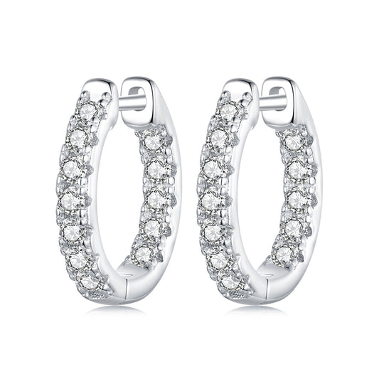 Glimmering Moissanite Ear Climbers