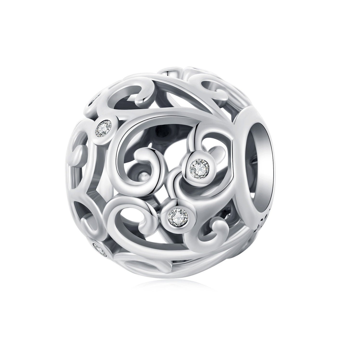 Scroll Texture Charm