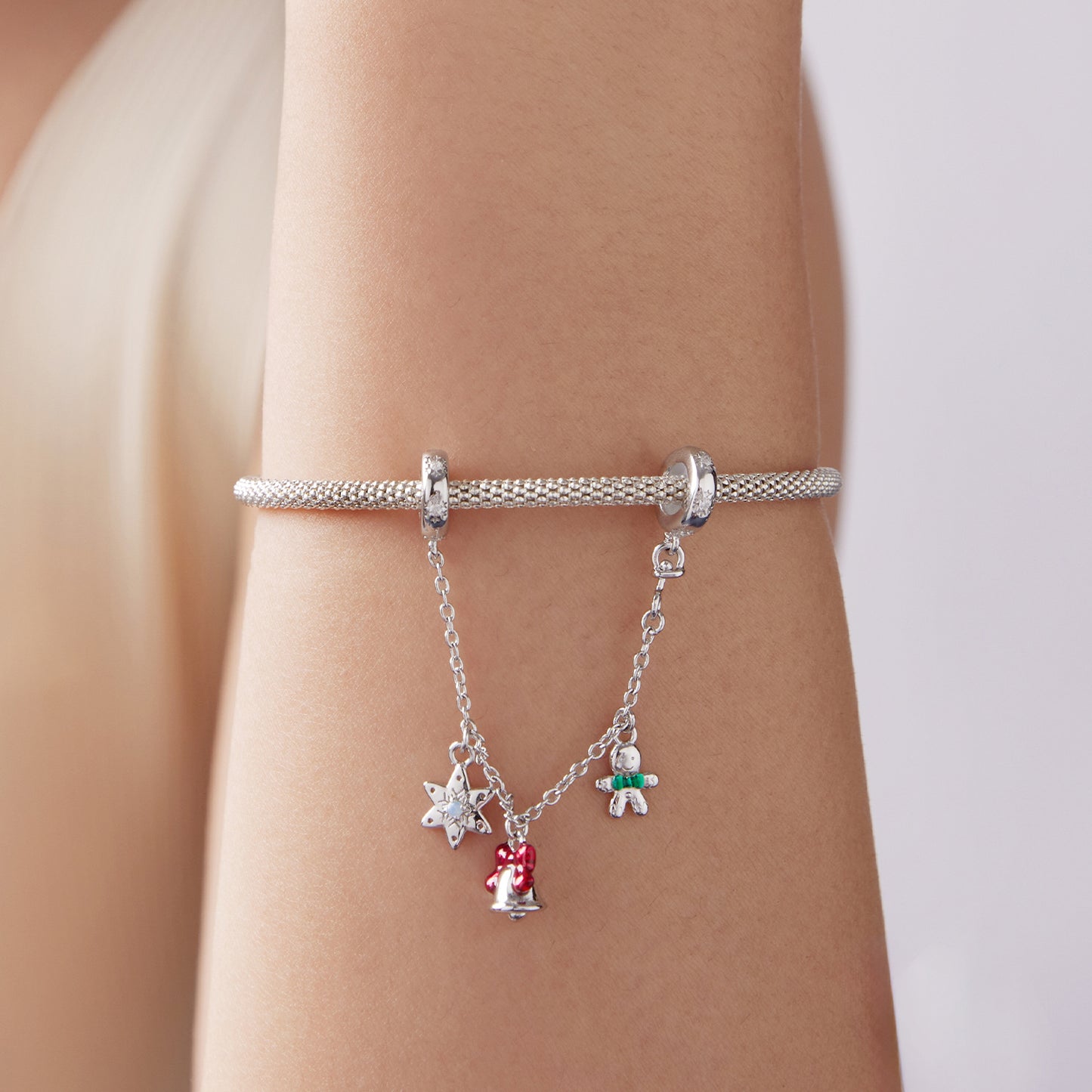 Christmas Safety Chain Charm