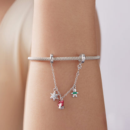 Christmas Safety Chain Charm