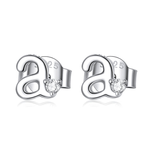 Alphabet M Stud Earrings