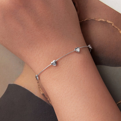 Heart Charm Bracelet