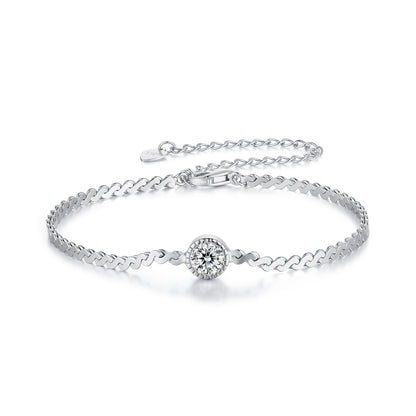 0.5ct Sparkling Moissanite Bracelet
