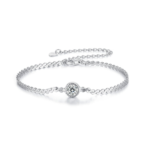 0.5ct Sparkling Moissanite Bracelet