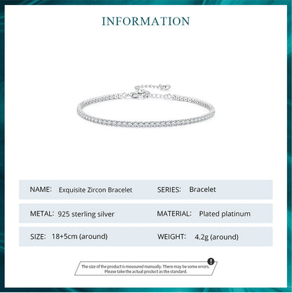 Elegant Zircon Bracelet