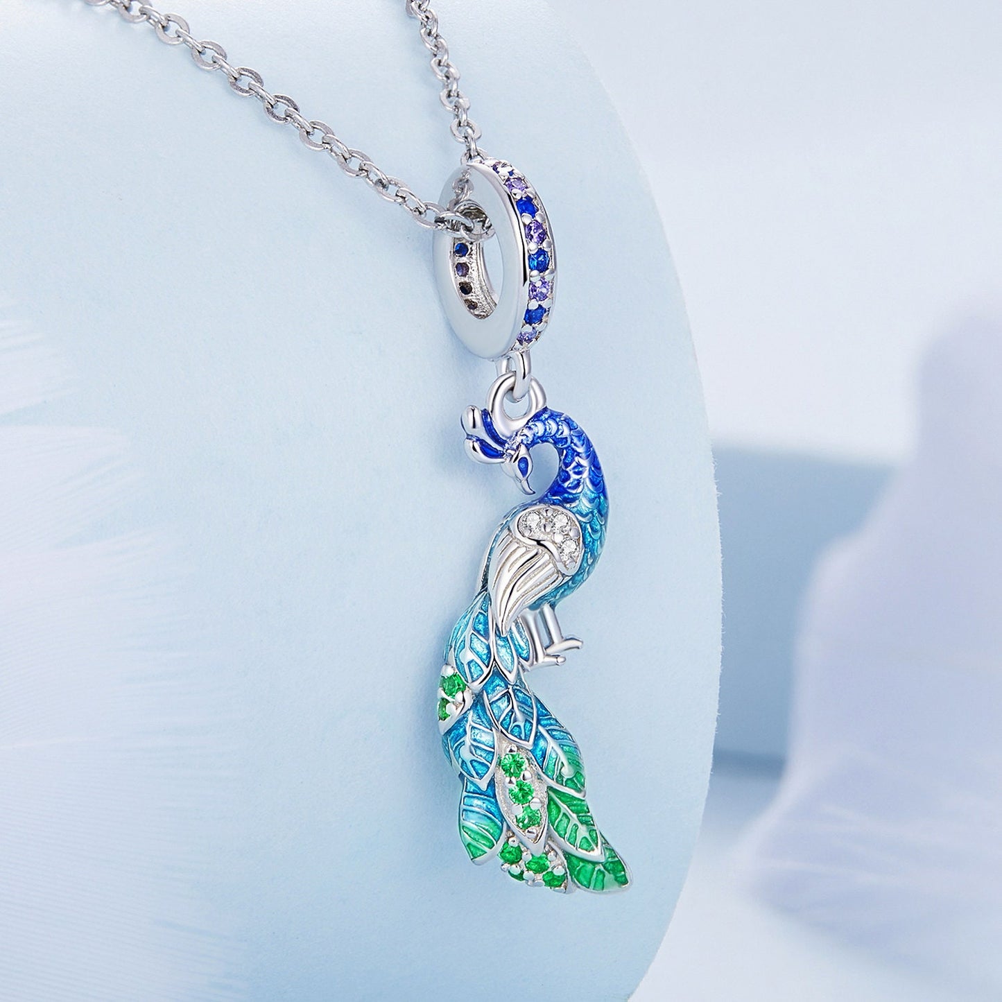Peacock Pendant Charm