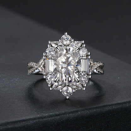 2 Carat Moissanite Ring
