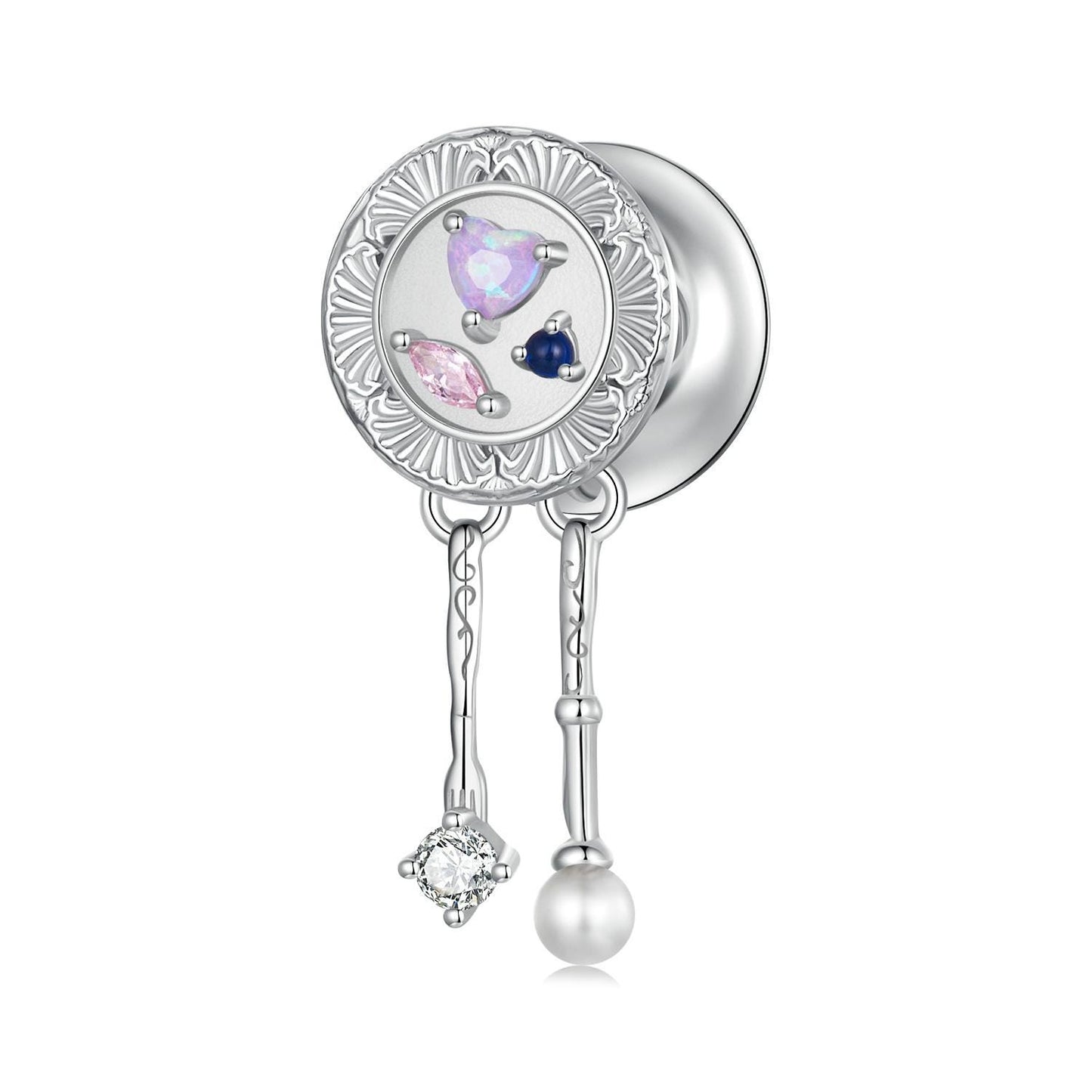 Romantic tableware Bead Charm