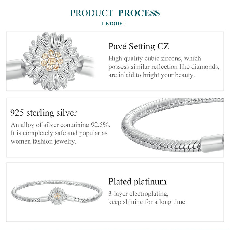 Classic Sunflower Bracelet