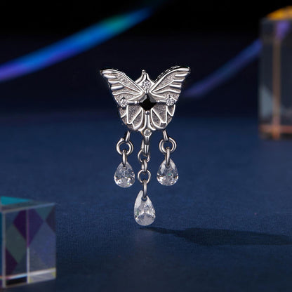 Cross Butterfly Charm