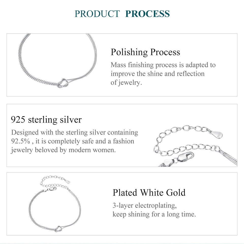 Interwoven Chain Bracelet