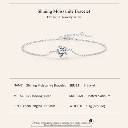 Dazzling Moissanite Bracelet