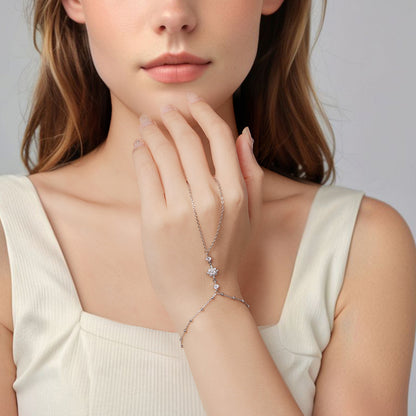 Geometric Ring Bracelet