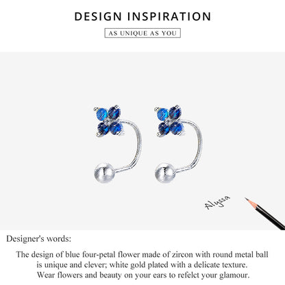 Four-Petal Earrings