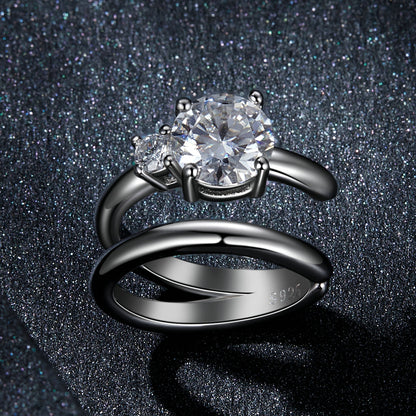 Double-Layer Moissanite Ear Cuffs