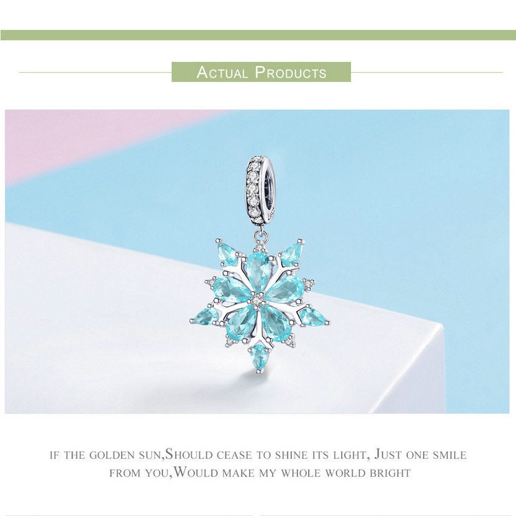 Christmas Theme Snowflake Charm