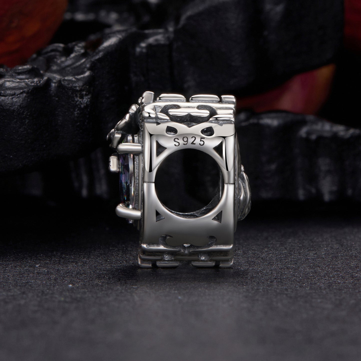 Midnight Rose Beads Charm