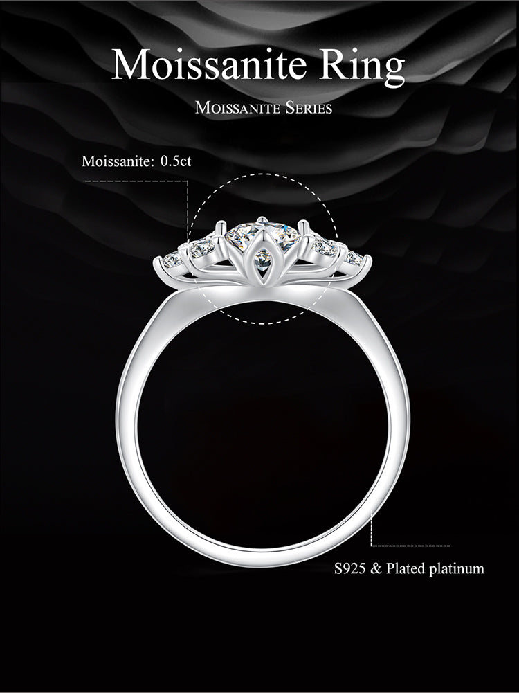 Moissanite Ring