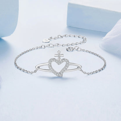 Celestial Heart Charm Bracelet