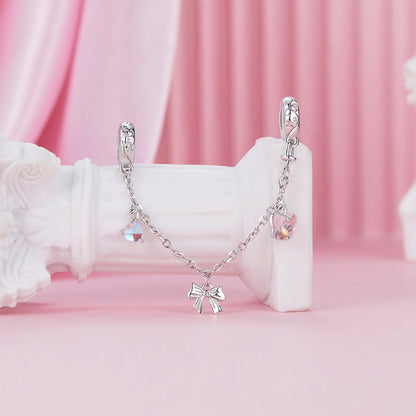 Ballet Bow Safety Chain Charm