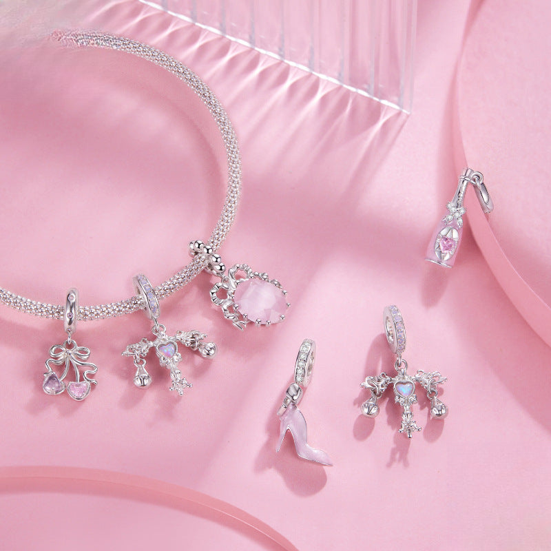 Pink Romance Charm Collection