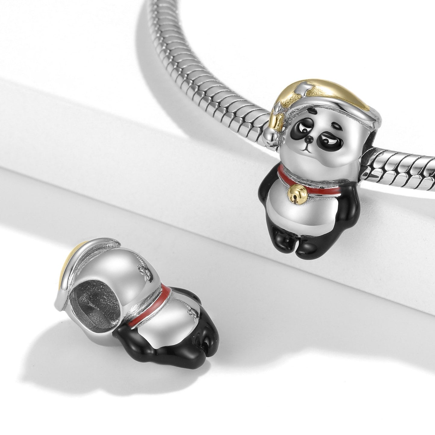 Pajama Panda Charm