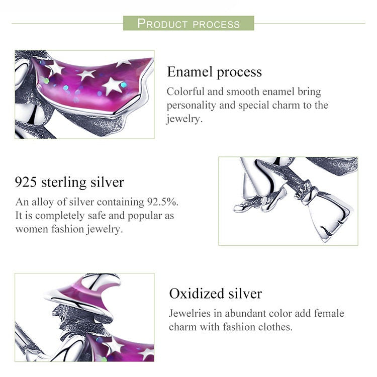 Halloween Theme Magic Wizard Charm