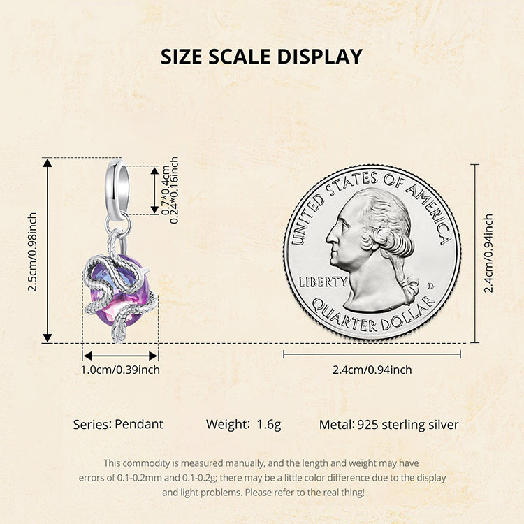 Serpent Pendant Charm