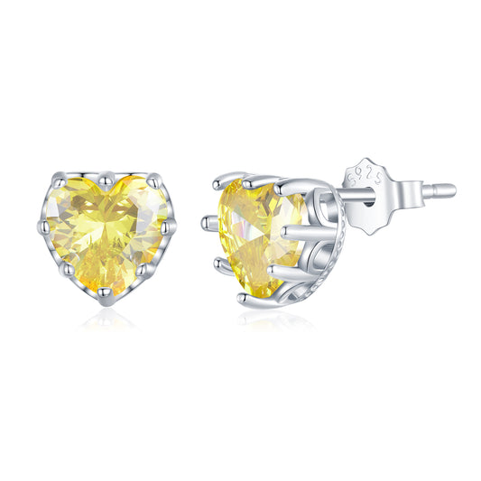 November Birthstone Stud Earrings
