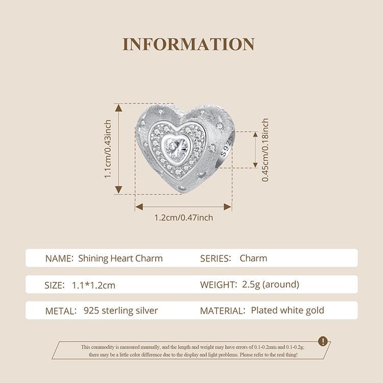 Shining Heart Charms