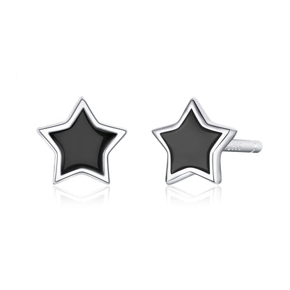 Pentagon Star Stud Earrings