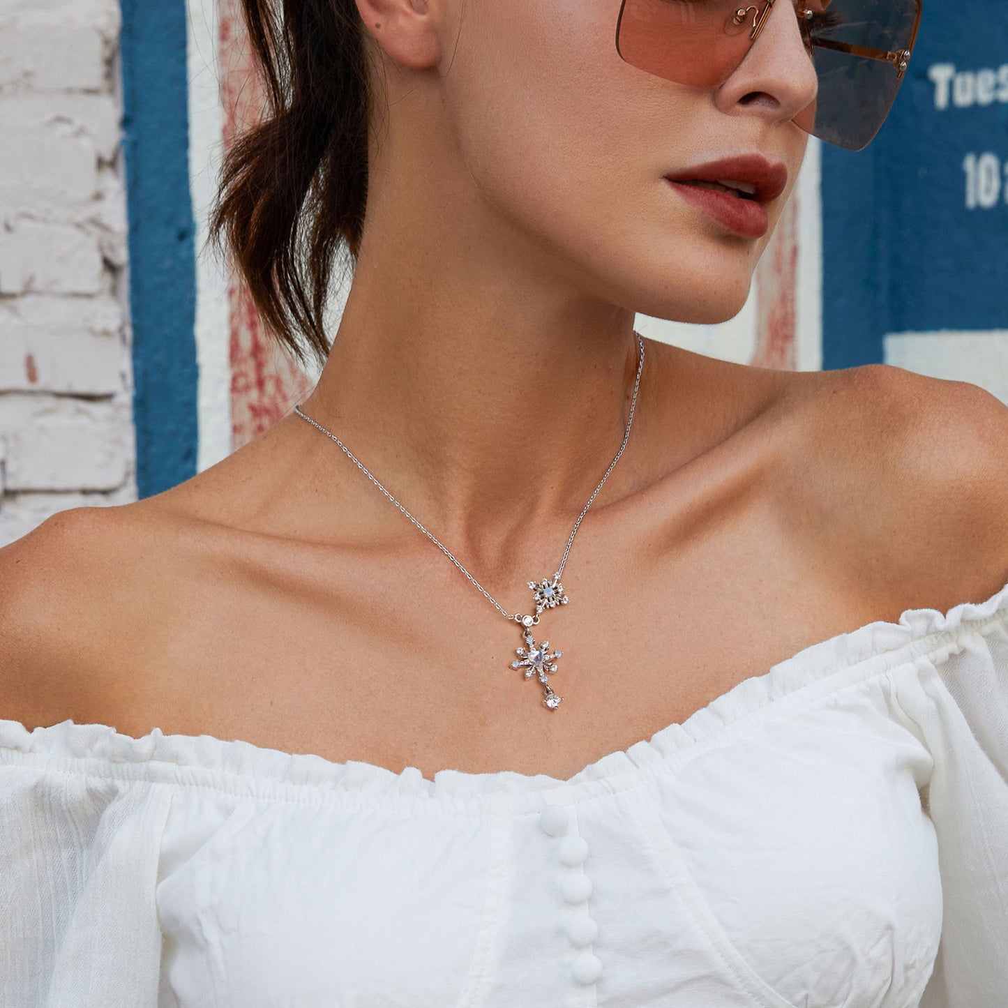 Snowflake Pendant Necklace