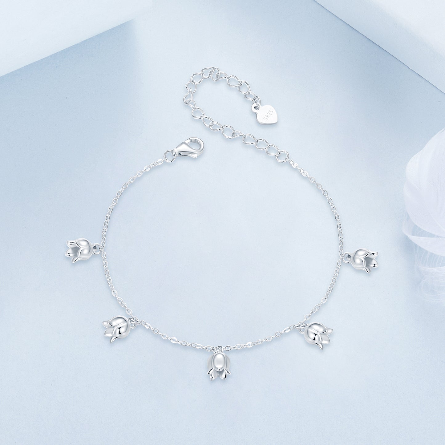 Lily of the Valley Charm Bracelet