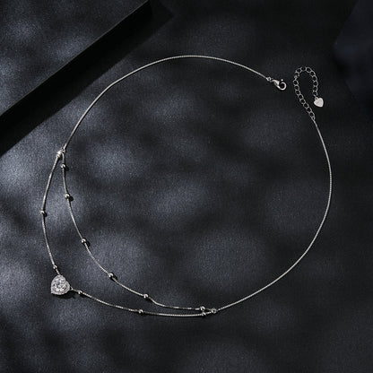 Double-Layer Moissanite Necklace