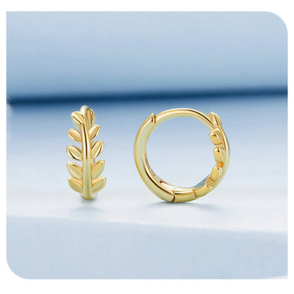Leaf Clip Earrings