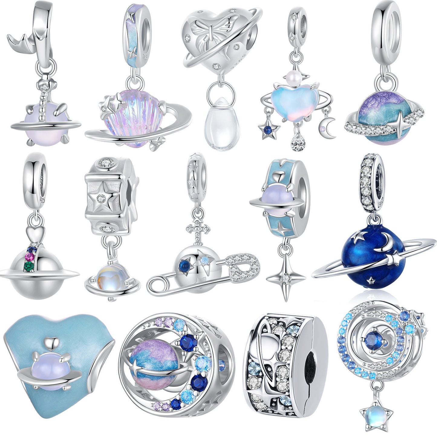 Planet Theme Charm Collection
