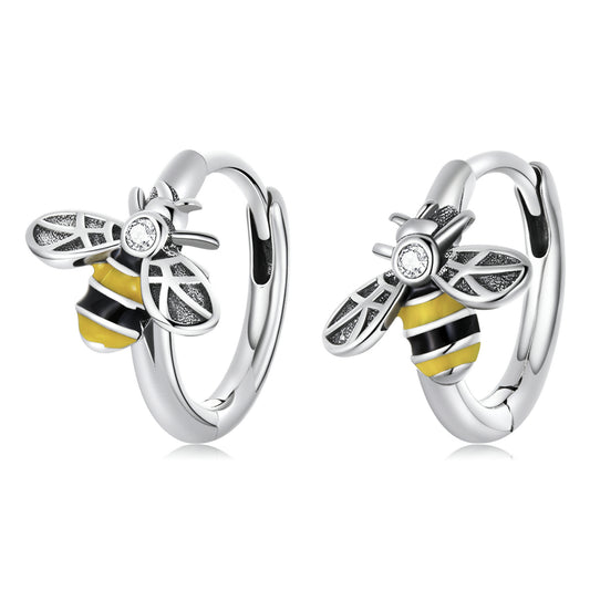 Mini Bee Stud Earrings