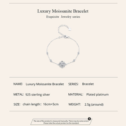 Luxurious Moissanite Bracelet