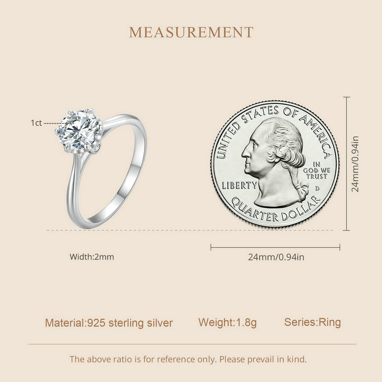 Moissanite Ring