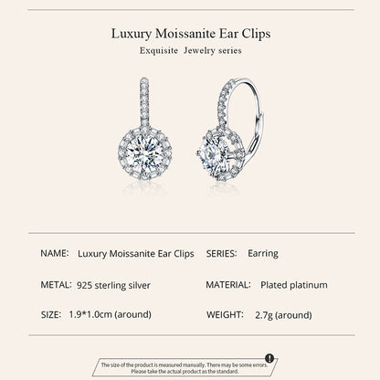 Luxurious Moissanite Ear Climbers